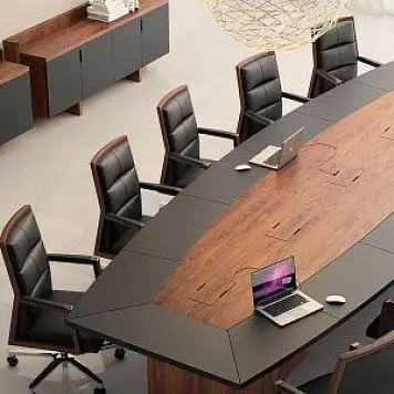 Стол с креслами для переговорной Стол с креслами для переговорной mebel-dlya-peregovornykh-8