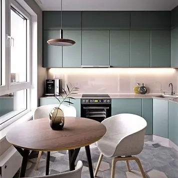 Угловой кухонный гарнитур 227 Кухня под заказ 227