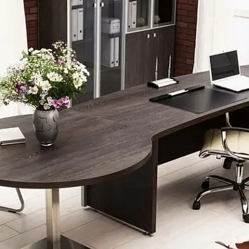 Темный стол для переговоров Темный стол для переговоров mebel-dlya-peregovornykh-6